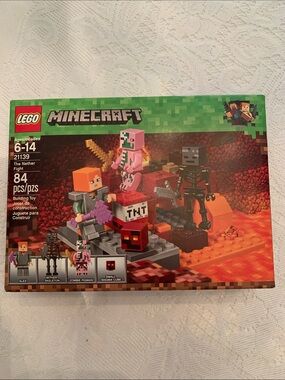 Lego 21139 Minecraft the Nether Fight  New in Open Box